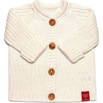 Dívčí svetr Lumima LUMAČ Dětský svetr rozepínací, knoflíky ECRU vel. 62cm