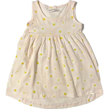 Dámské šaty MINOTI Bavlněné šaty Sedmikrásky růžové vel. 92-98cm