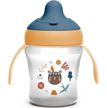 SUAVINEX Nerozlitný hrníček FOREST 200 ml - Žlutá