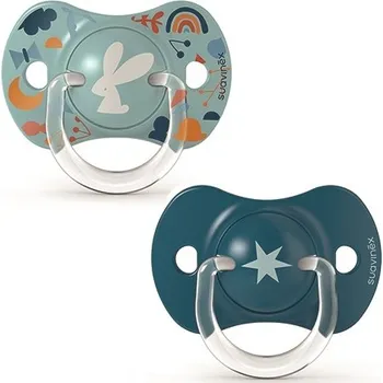 dudlíky SUAVINEX Dudlík SX PRO fyziologický S +18m 2ks FOREST - Modrá