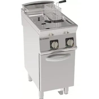 fritéza Elektrická fritéza, dvoukomorová na podstavci - objem 2x8 l | TECNOINOX 716054