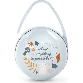 SUAVINEX DUO krabička na šidítka WONDERLAND - SVĚTLE MODRÁ