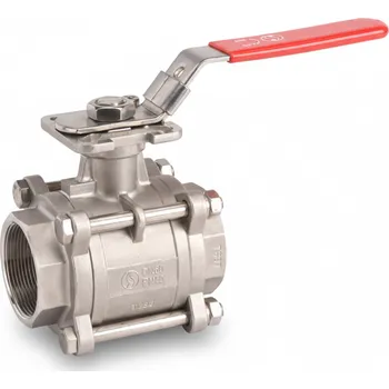 Vodovodní kohout 740 Kulový kohout 3-dílný, závitový Závit - dimenze: 3/8"