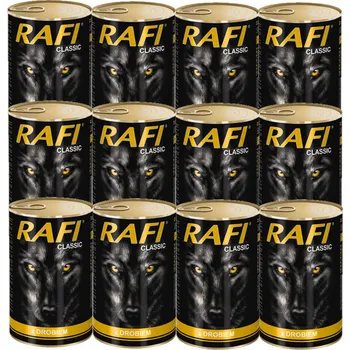 Krmivo pro psa Dolina Noteci Rafi Classic Adult Dog drůbeží v omáčce 12x1240 g