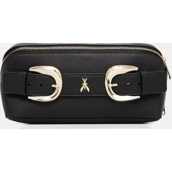 Kosmetická taška Kožená kosmetická taška Patrizia Pepe černá barva, 8Q0027 L001 8Q0027.L001 99X, vel. ONE SIZE