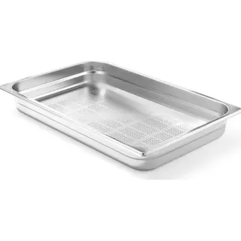 Nádoba GN 1/1 hluboká 6,5 cm z nerezové oceli PROFI LINE PERFORATED | HENDI 802236