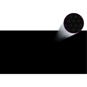 Bazén vidaXL Marketos Kryt na bazén černý 732 x 366 cm PE