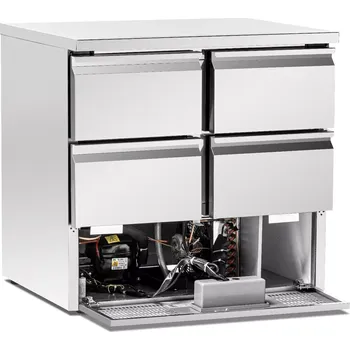 Chladicí stůl se 4 zásuvkami a spodní jednotkou FORGAST FG07004