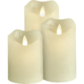 Svíčka Svíčka sada LED Gardi 3 kusy