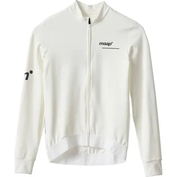 cyklistický dres MAAP Training Thermal LS Jersey - White