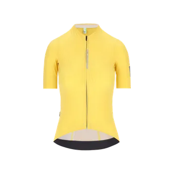 cyklistický dres Q36.5 Dámský cyklistický dres Dottore Pro Jersey Women léto Žlutá M Dámské