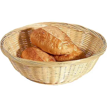 chlebník Ratanový košík na chléb o průměru 20 cm | CONTACTO 4884/200