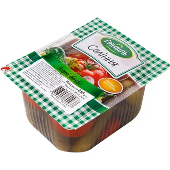 Nakládaná rajčata a okurky 500g Grinvil