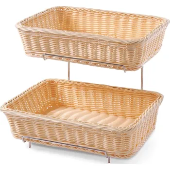 chlebník Košík na chléb z polyirrattanu | HENDI 561201