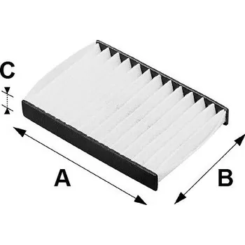 Ventilátor topení a klimatizace Filtr, vzduch v interiéru Valeo 698255