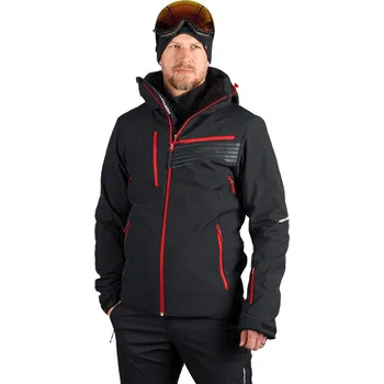 Pánská lyžařská bunda NORTHFINDER-BARTALAN-277blackred Černá M