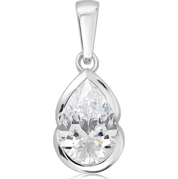 Přívěsek Teras White Topaz - stříbrný přívěsek s bílým topazem