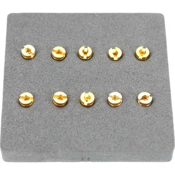 Karburátor Diverse / Import Hlavní trysky pro Bing, mosazné, M4, sada 10 ks, 75–96 pro moped, moped, mokick MG00006751