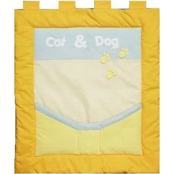 FERETTI CAT & DOG orange Wall Panel - kapsář 70 x 80cm oranžový