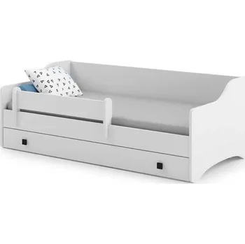 Dětská postel ERYK s šuplíkem a zábranou 180x80