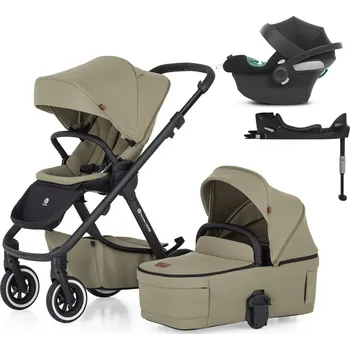 Kočárek PETITEMARS PETITE&MARS Kočárek kombinovaný ICON 2v1 Mossy Green LITE AIR+CYBEX Aton B2 i-Size+zákl.