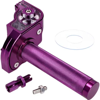 Motodíl 101 Octane Rychlopal fialový CNC pro řídítka 22 mm pro Moped, Moped 54034