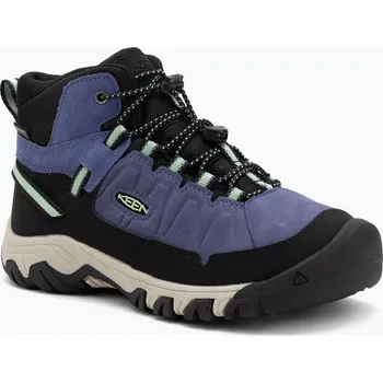 Dívčí obuv Dětské trekové boty KEEN Targhee IV Mid Waterproof skipper blue/hemlock
