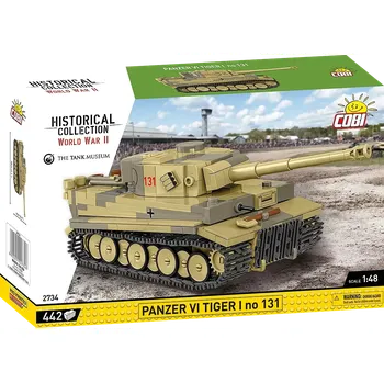 Stavebnice COBI COBI World War II 2734 Panzer VI Tiger I 131