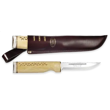 kapesní nůž Marttiini Wild Reindeer 11 nerezová ocel/bříza & parohovina*/kůže 542014