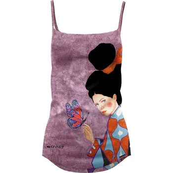 Dámské tričko Crazy Idea Top Shiny Woman hulya oriente