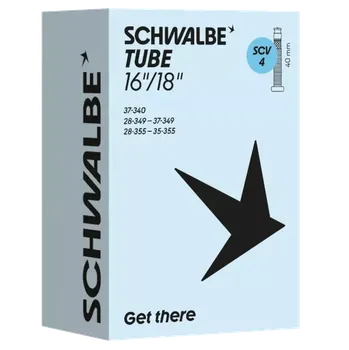 Komponent pro jízdní kolo Schwalbe Tube SCV4 40 mm (Duše na kolo Schwalbe Tube 16/18" SCV4 40 mm)