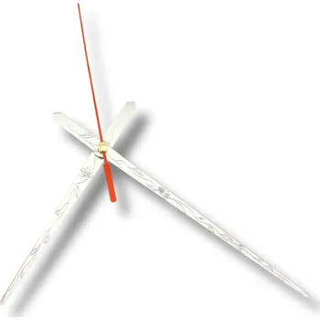 Hodinové ručičky zrcadlové stříbrné 110/160mm - Květa
