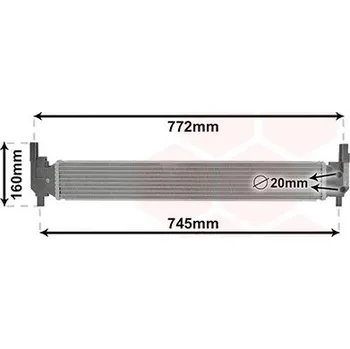 Chladič motoru Chladič, chlazení motoru VAN WEZEL 03002346