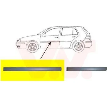 Lišta karosérie Ozdobná / ochranná lišta, dveře VAN WEZEL 5888403