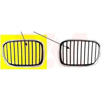 Příslušenství karosérie Mřížka chladiče VAN WEZEL 0639512