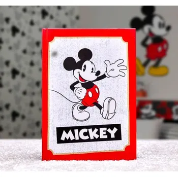 Zápisník Zápisník s pevnými deskami s Mickey Mousem