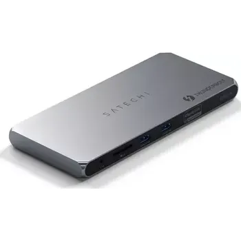 Notebook Satechi Thunderbolt 4 Dock šedá (ST-DT4MDM-EU)