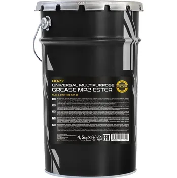 Motorový olej MANNOL 8027 Multipurpose Grease MP2 Ester – Váha: 4,5 kg