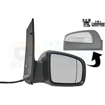 Auto zrcátko Vnější zpětné zrcátko VAN WEZEL 3081816