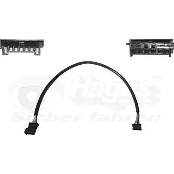 Auto zrcátko Přípojné vedení, vnější zrcátko VAN WEZEL 3077870