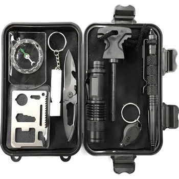 Vybavení pro přežití IZMAEL Survival Kit Typ5 Černá 10 cm