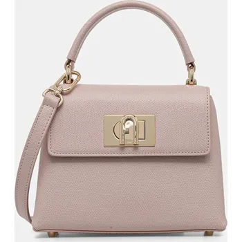 Kožená kabelka Furla Mini Top Handle růžová barva, WB00109 ARE000 2814S WB00109.ARE000.2814S 03X, vel. ONE SIZE