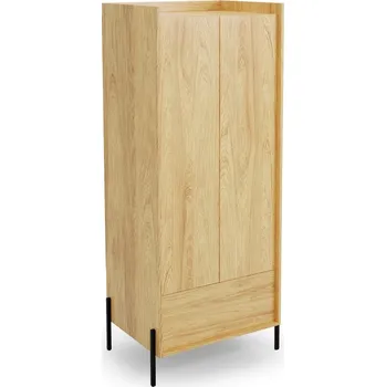 Ložnice Šatní skříň Halmar MOBIUS 2D korpus: přírodní hickory, přední barva - přírodní hickory (3p=1szt) (3 karton)