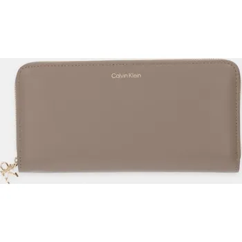 Peněženka Kožená peněženka Calvin Klein dámská, černá barva, LV04F1093G 80X, vel. ONE SIZE