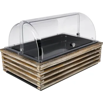 Chlazení Chladící vitrína Natchez 6,5 cm melamin černá 1/1