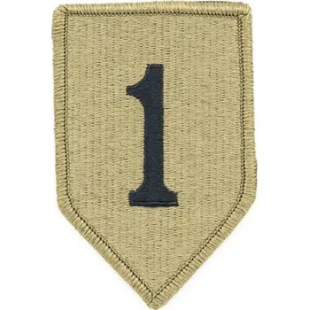 Módní doplněk MILITARY RANGE Nášivka 1st INFANTRY DIVISION VELCRO - OCP