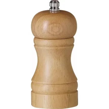 Mlýnek na koření Dřevěný mlýnek na sůl, výška 11,3 cm | HENDI 469699