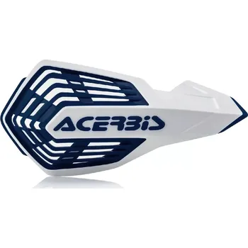 Chránič ruky pro motocykl Acerbis chrániče páček X-FUTURE VENTED bílá/modrá