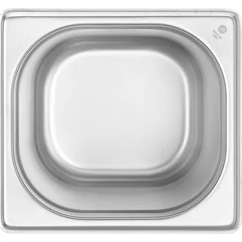 Nerezový dřez Nerezová nádoba BUDGET LINE GN 1/6, hloubka 20 cm HENDI 800652