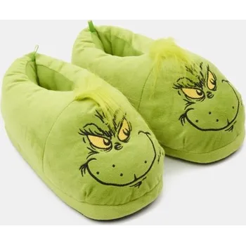 Dámská móda Sinsay - Teplé papuče s&nbsp;vánočním motivem Grinch - neonová - 866EU-71X - 866EU-71X-36H